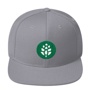 Hop Head Hop Logo Hat Silver